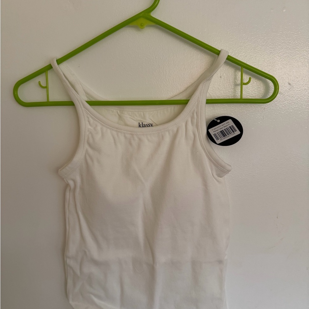 Klassy Network White Tank Top